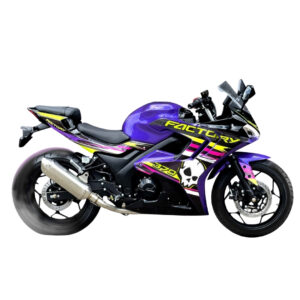 MOTOCICLETA FACTORY BIKE PATA NEGRA 370 CCMORADO