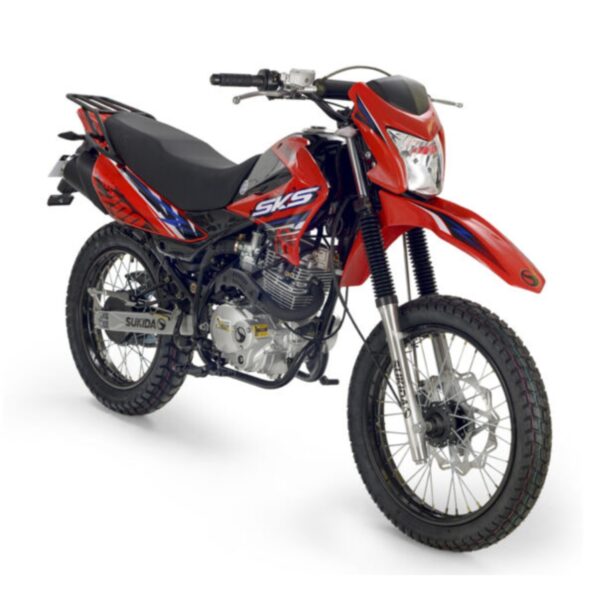 MOTOCICLETA SUKIDA SK -SKRS 200 S ESTANDAR ROJO AÑO 2025