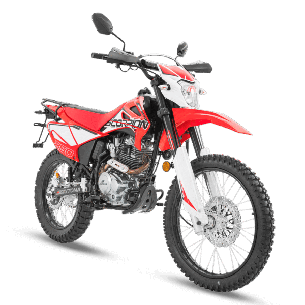 MOTOCICLETA DAYTONA DY250 SCORPION ROJO