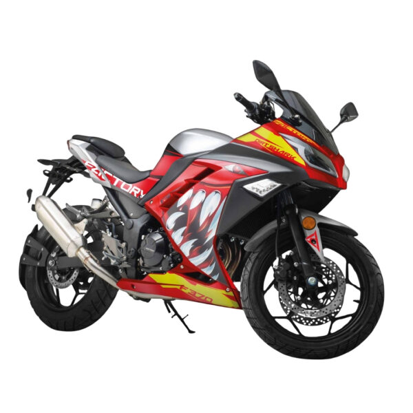 MOTOCICLETA FACTORY BIKE NINJA F370 ROJO