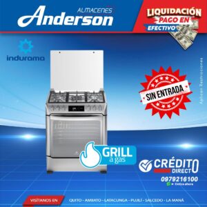 COCINA INDURAMA MONACO ZFO CROMA C30 S01