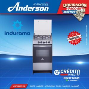 COCINA INDURAMA DUBLIN PLUS GRIS