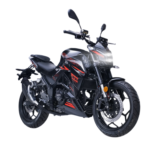 MOTOCICLETA SHINERAY PANA SPIDER 300SP NEGRO/ROJO AÑO 2026