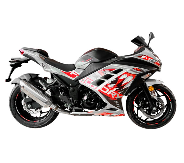 MOTOCICLETA FACTORY BIKE NINJA F370 ROJO AÑO 2025