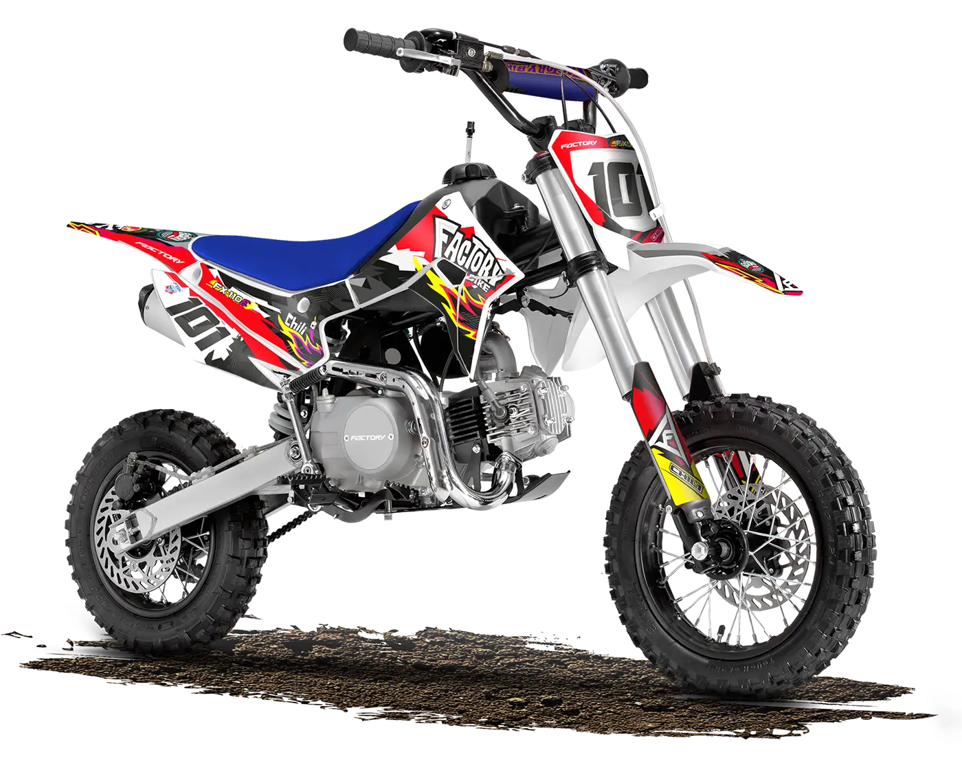 MOTOCICLETA FACTORY BIKE FX110R AZUL AÑO 2026