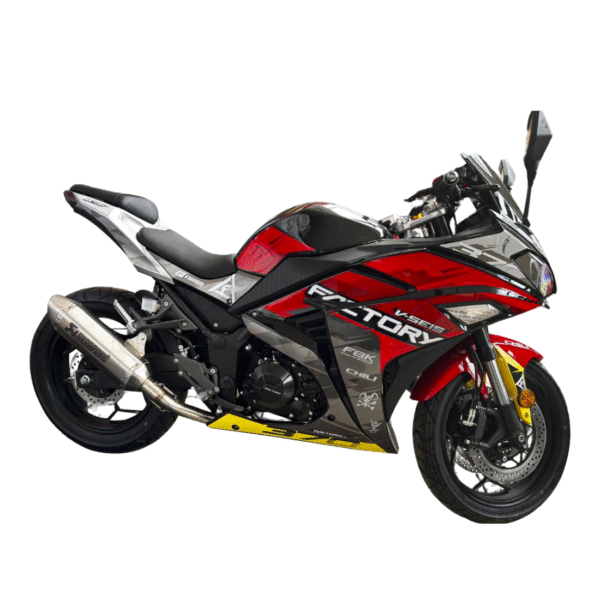 MOTOCICLETA FACTORY BIKE V SEIS 370CC ROJO AÑO 2025